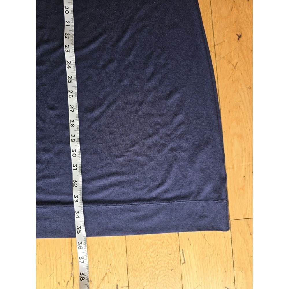 NEW Lilly Pulitzer Sophie Dress True Navy Blue Gold Button Knit Shift L Coastal - Picture 6 of 8